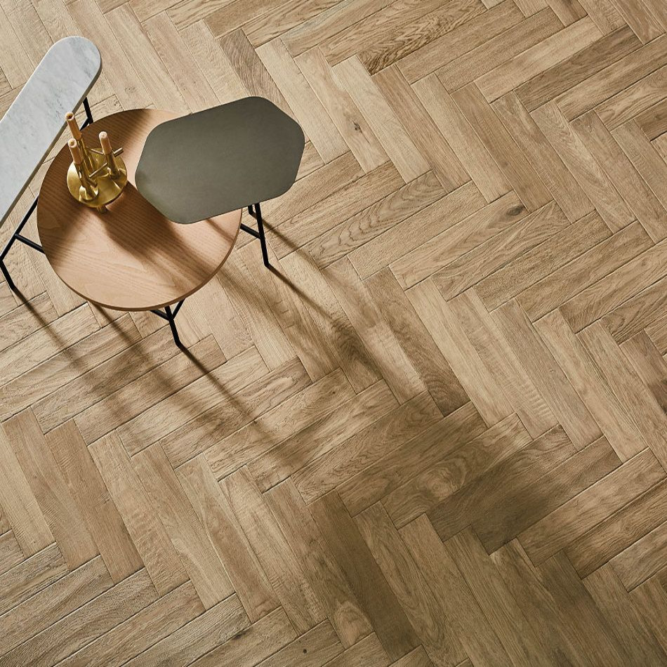 Artisan Flooring - Raw Cotton Herringbone